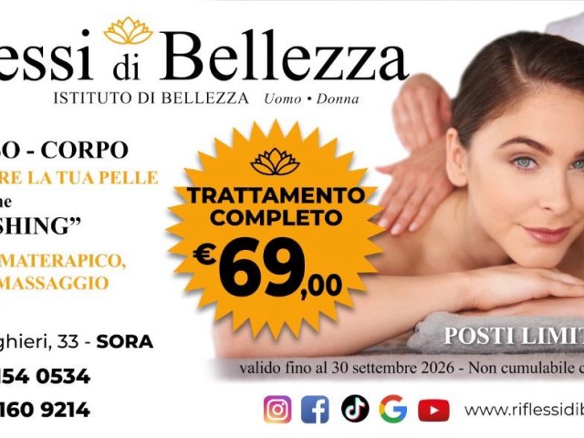 PROMO: Trattamento completo a 69 Euro